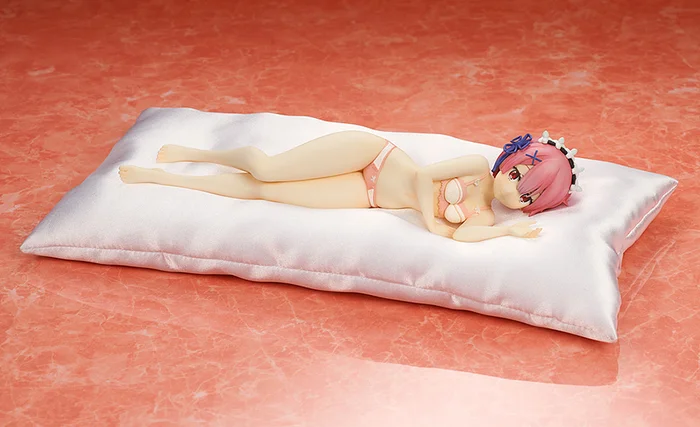 KADOKAWA Re:Zero -Starting Life In Another World- Ram: Sleeping Together Pink Lingerie Ver. 1/7 Scale Figure - Image 2