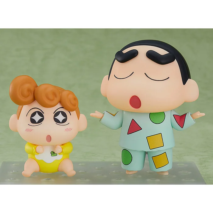 GOOD SMILE COMPANY Nendoroid Crayon Shin-chan Shinnosuke Nohara: Pajama Ver. & Himawari - Image 2