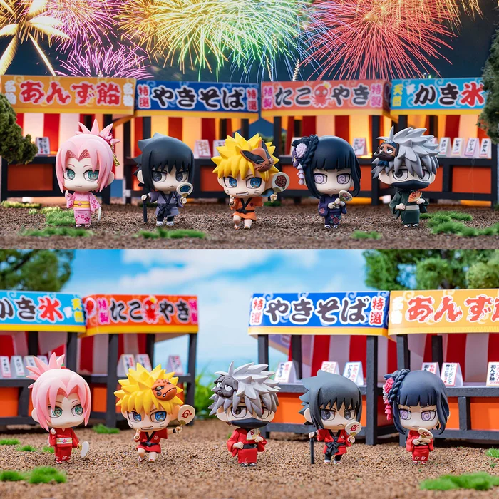 MegaHouse Petit Chara Land Naruto Shippuden 10th Anniversary Ver. Box Set W/ Bonus