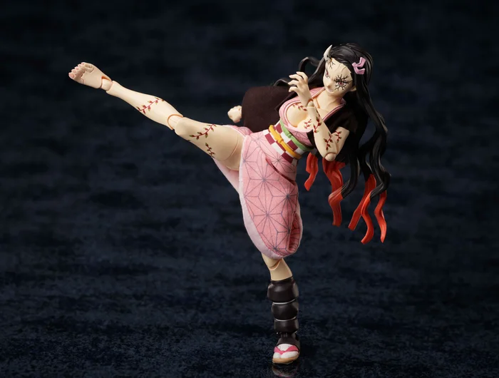 BUZZmod Demon Slayer: Kimetsu No Yaiba Nezuko Kamado: Demon Advancing Ver. 1/12 Scale Action Figure - Image 3
