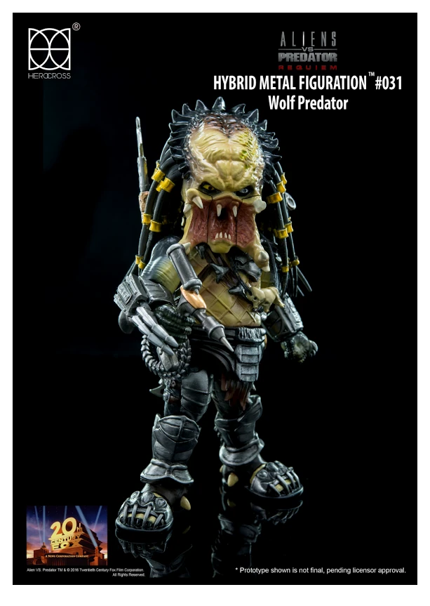 Hybrid Metal Figuration #031: Aliens Vs Predator: Requiem - Wolf Predator - Image 8
