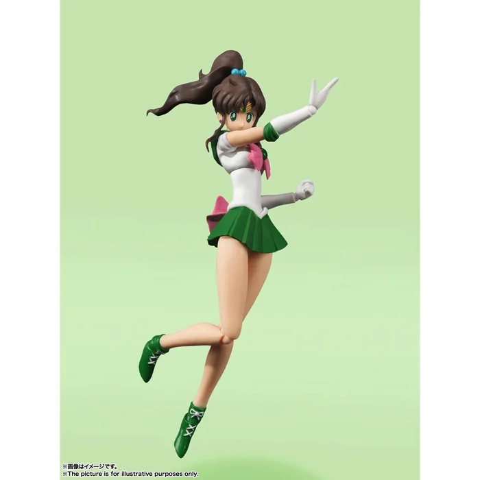 Bandai S.H.Figuarts Pretty Guardian Sailor Moon Sailor Jupiter: Animation Color Edition - Image 4