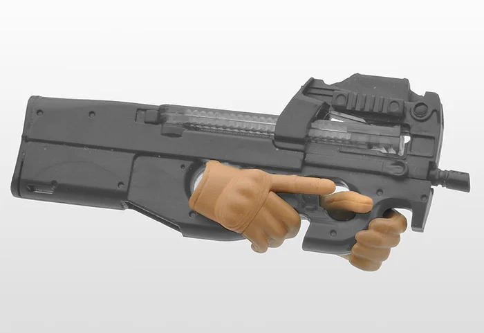 Max Factory LAOP06: Figma Tactical Gloves 2 - Handgun Set (Tan) - Image 6