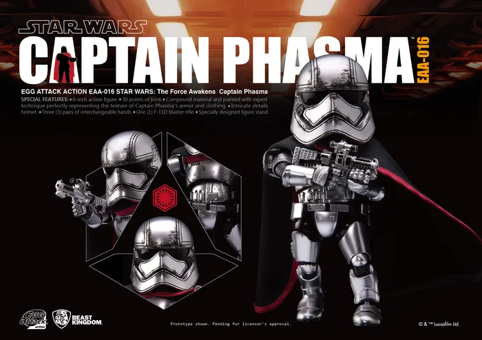 Egg Attack Action No. 16: Star Wars: The Force Awakens - Captain Phasma - Image 2