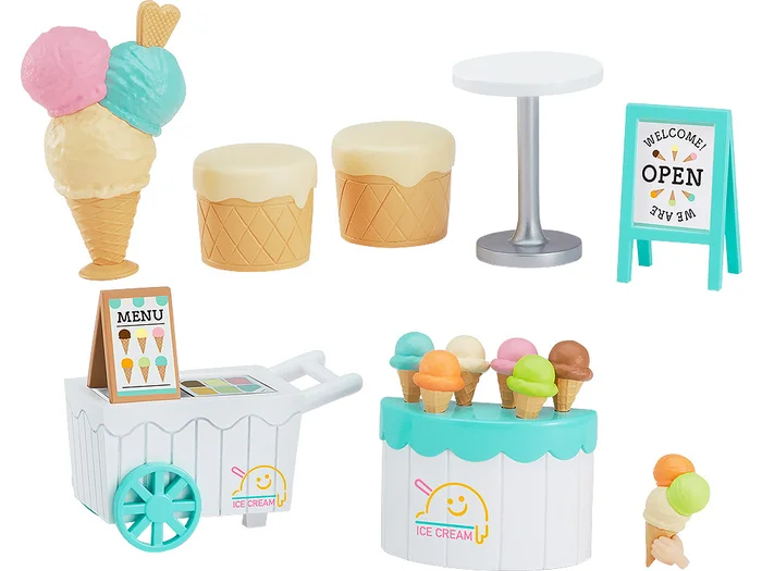GOOD SMILE COMPANY Nendoroid More Parts Collection: Ice Cream Shop Box Set - Image 3