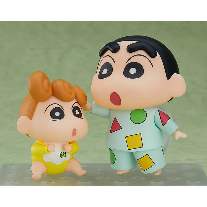 GOOD SMILE COMPANY Nendoroid Crayon Shin-chan Shinnosuke Nohara: Pajama Ver. & Himawari - Image 5