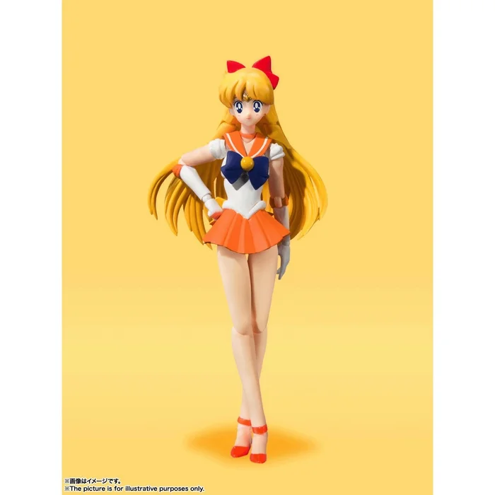 Bandai S.H.Figuarts Pretty Guardian Sailor Moon Sailor Venus: Animation Color Edition - Image 4
