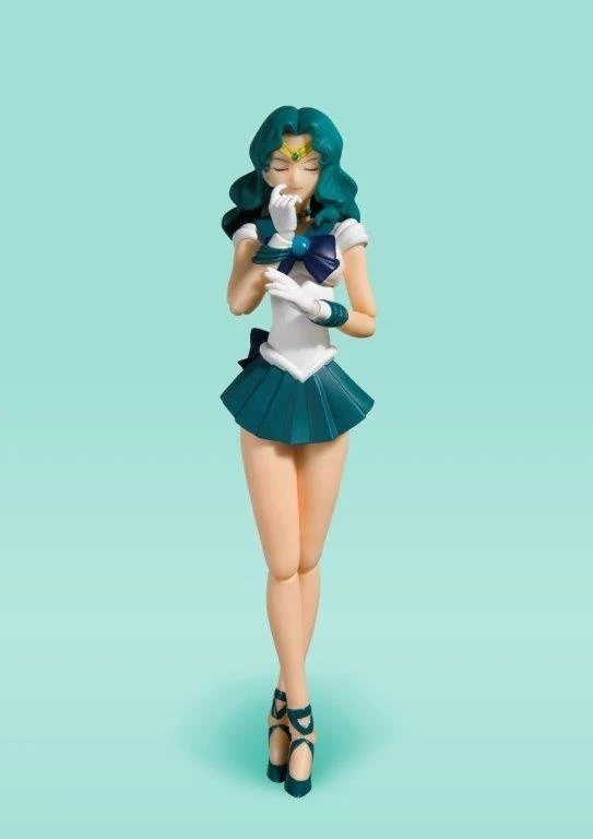 Bandai S.H.Figuarts Pretty Guardian Sailor Moon Sailor Neptune: Animation Color Edition - Image 5