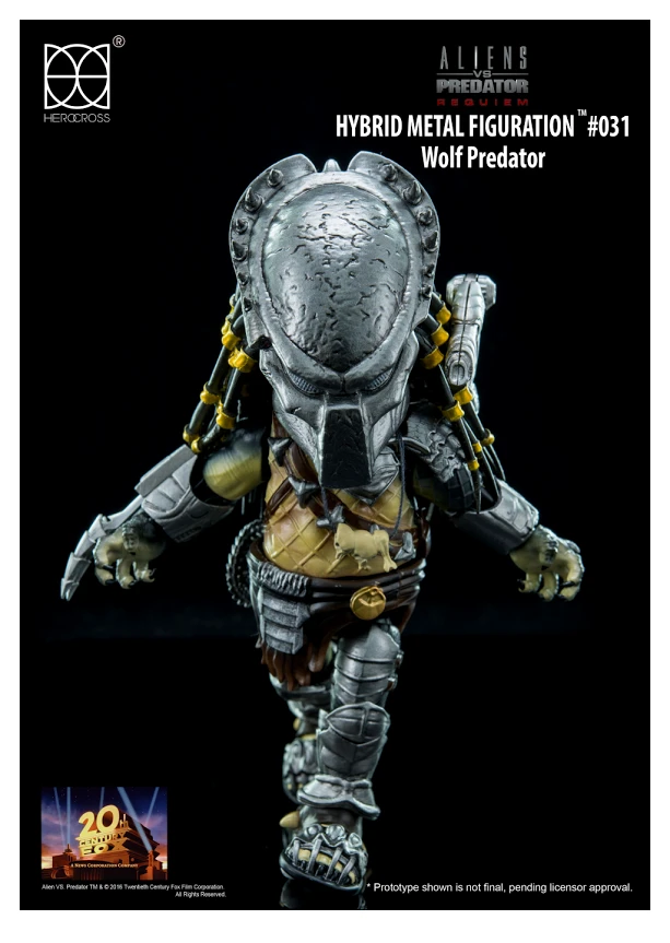 Hybrid Metal Figuration #031: Aliens Vs Predator: Requiem - Wolf Predator - Image 3