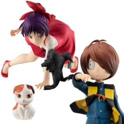 MegaHouse G.E.M. Series GeGeGe No Kitaro Kitaro & Nekomusume & Sunekosuri Set