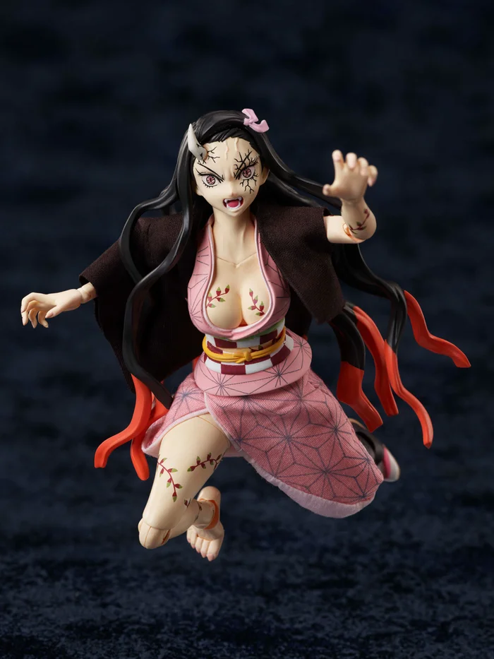 BUZZmod Demon Slayer: Kimetsu No Yaiba Nezuko Kamado: Demon Advancing Ver. 1/12 Scale Action Figure - Image 5