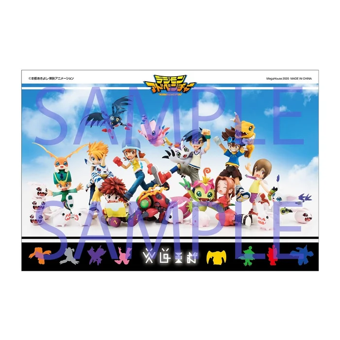 MegaHouse DigiColle Mix Digimon Adventure Box Set W/ Bonus Photo Card - Image 6