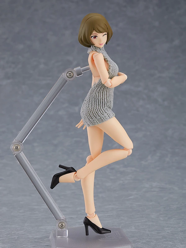 Max Factory Figma Female Body (Chiaki) With Backless Sweater Outfit - Image 6
