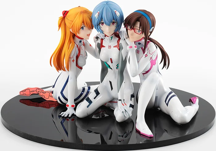 KADOKAWA Evangelion: 3.0+1.0 Thrice Upon A Time Asuka/Rei/Mari: Newtype Cover Ver. 1/8 Scale Figure - Image 2