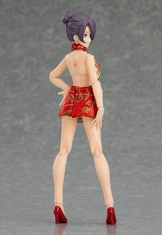 Max Factory Figma Female Body (Mika) With Mini Skirt Chinese Dress Outfit - Image 5