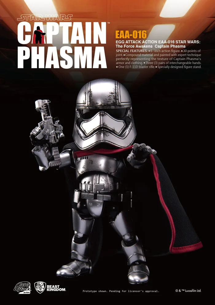 Egg Attack Action No. 16: Star Wars: The Force Awakens - Captain Phasma