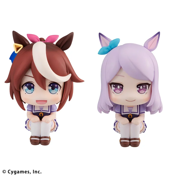 MegaHouse Look Up Series Uma Musume: Pretty Derby Tokai Teio & Mejiro McQueen W/ Bonus Cushions - Image 4