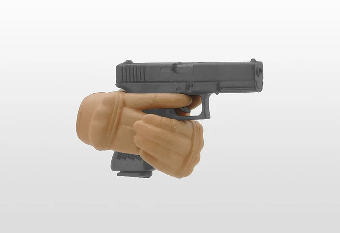 Max Factory LAOP06: Figma Tactical Gloves 2 - Handgun Set (Tan) - Image 7