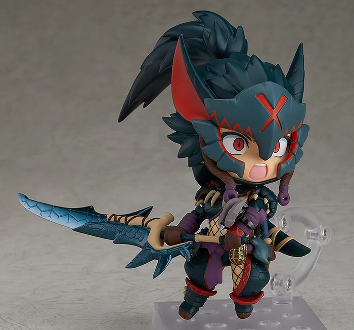 GOOD SMILE COMPANY Nendoroid Monster Hunter World: Iceborne Hunter: Female Nargacuga Alpha Armor Ver. DX - Image 6