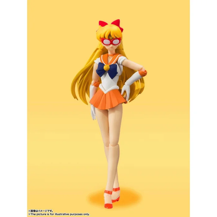 Bandai S.H.Figuarts Pretty Guardian Sailor Moon Sailor Venus: Animation Color Edition - Image 5