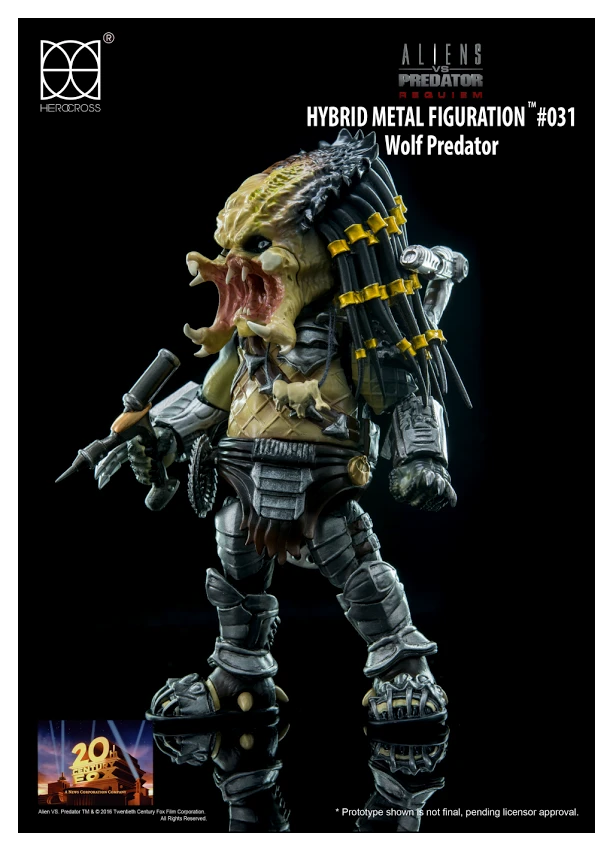Hybrid Metal Figuration #031: Aliens Vs Predator: Requiem - Wolf Predator - Image 9