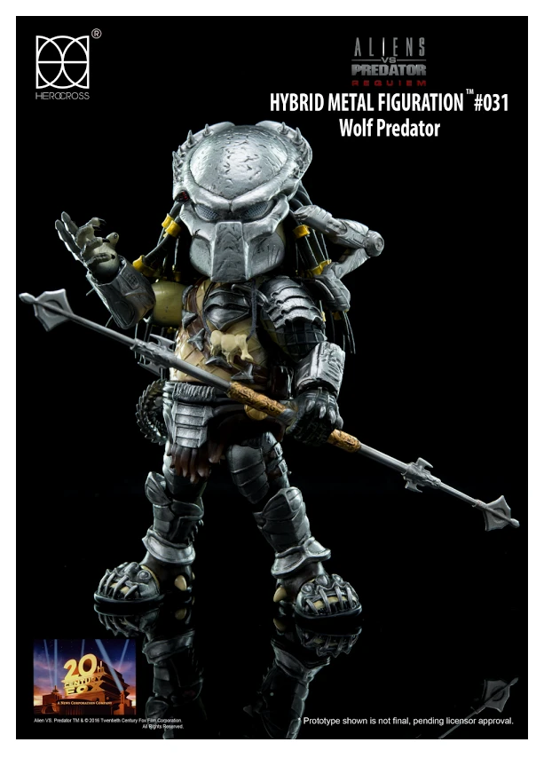 Hybrid Metal Figuration #031: Aliens Vs Predator: Requiem - Wolf Predator - Image 6