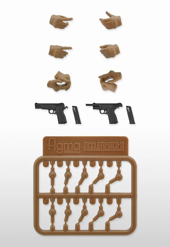 Max Factory LAOP06: Figma Tactical Gloves 2 - Handgun Set (Tan) - Image 2
