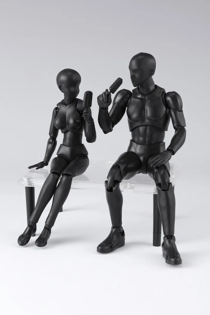 Bandai S.H.Figuarts Body-chan: Solid Black Color Ver. DX Set Vol. 2 - Image 11