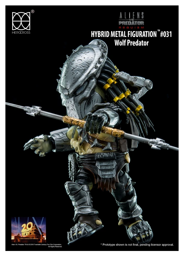 Hybrid Metal Figuration #031: Aliens Vs Predator: Requiem - Wolf Predator - Image 4