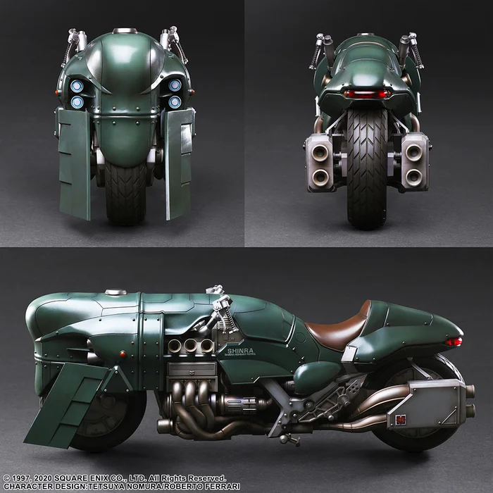 Square Enix Play Arts Kai Final Fantasy VII Remake Shinra Elite Security Officer & Motorcycle Set - Image 9