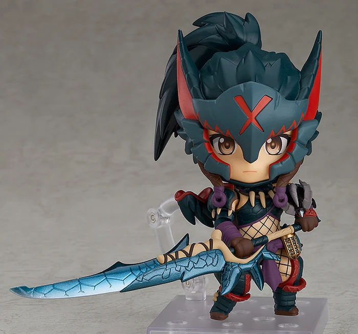 GOOD SMILE COMPANY Nendoroid Monster Hunter World: Iceborne Hunter: Female Nargacuga Alpha Armor Ver. DX - Image 5