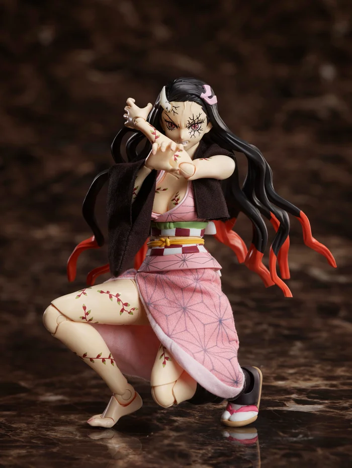BUZZmod Demon Slayer: Kimetsu No Yaiba Nezuko Kamado: Demon Advancing Ver. 1/12 Scale Action Figure - Image 6