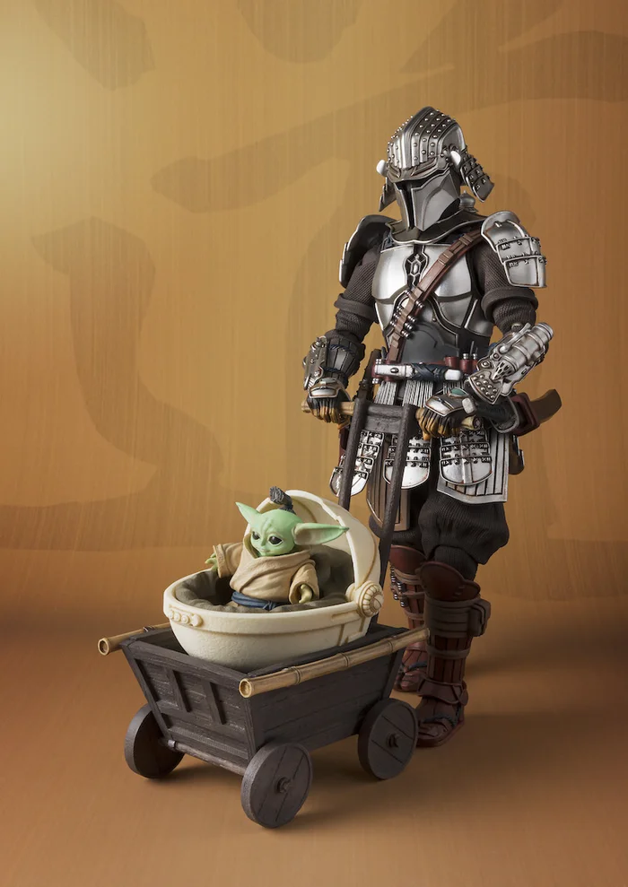 Bandai Meisho Movie Realization The Mandalorian Ronin Mandalorian & Grogu (Beskar Armor) - Image 3