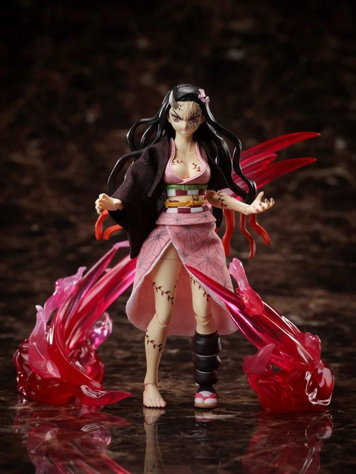 BUZZmod Demon Slayer: Kimetsu No Yaiba Nezuko Kamado: Demon Advancing Ver. 1/12 Scale Action Figure
