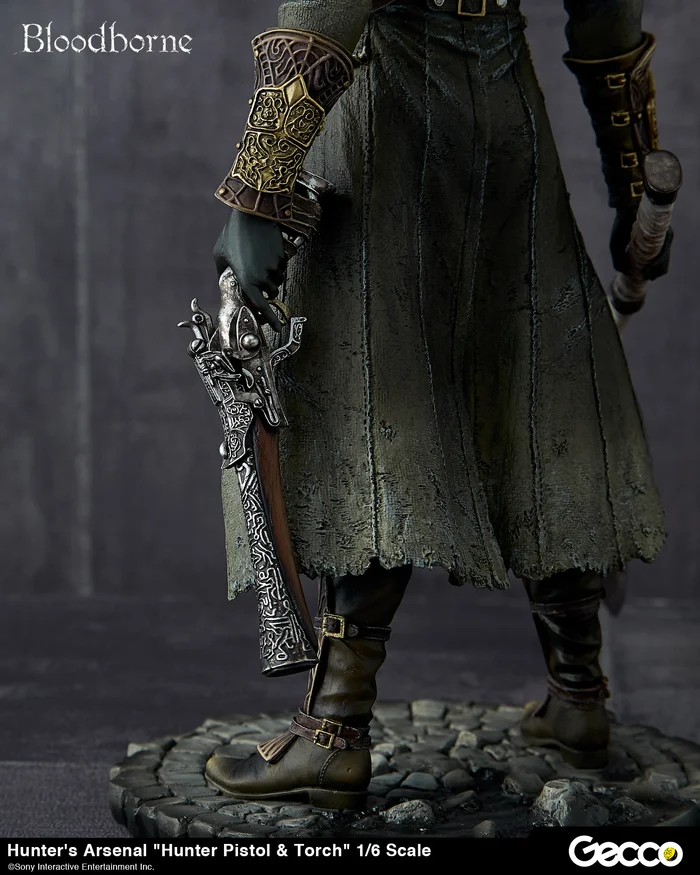 Bloodborne Hunter's Arsenal: Hunter Pistol & Torch 1/6 Scale Weapon - Image 7
