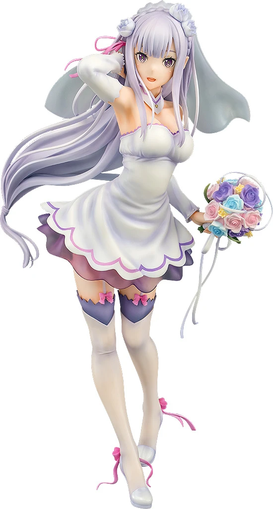 Re:Zero -Starting Life In Another World- Emilia: Wedding Ver. 1/7 Scale Figure (Re-run) - Image 9