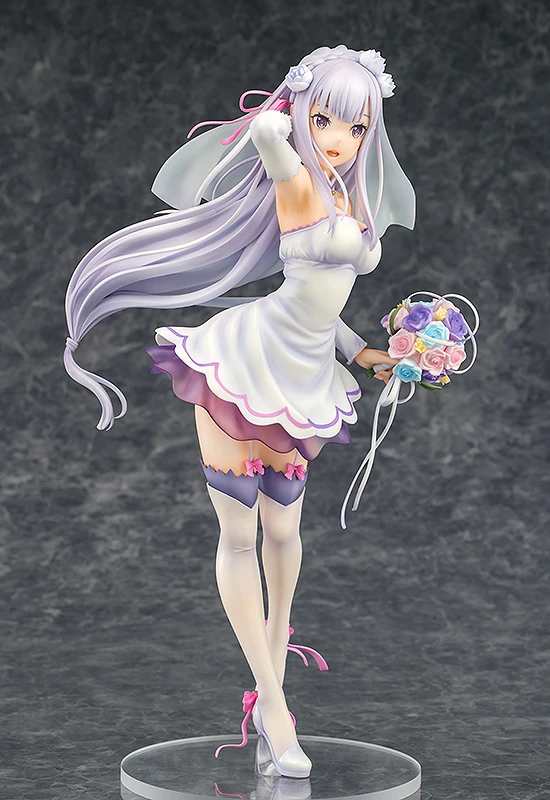 Re:Zero -Starting Life In Another World- Emilia: Wedding Ver. 1/7 Scale Figure (Re-run) - Image 6