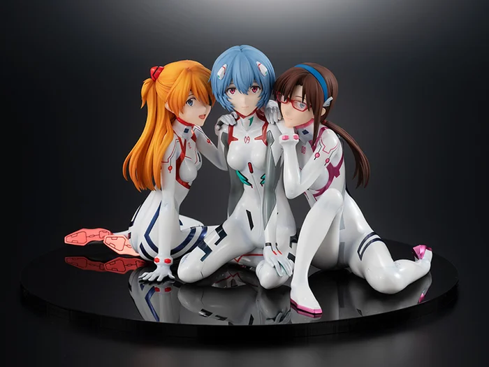 KADOKAWA Evangelion: 3.0+1.0 Thrice Upon A Time Asuka/Rei/Mari: Newtype Cover Ver. 1/8 Scale Figure