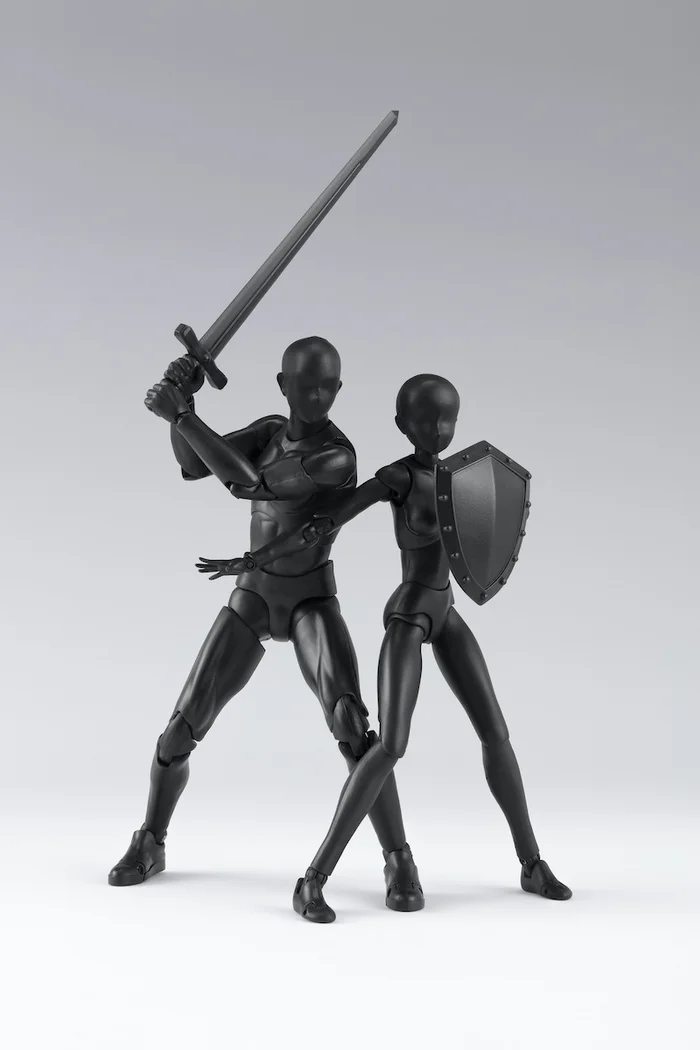 Bandai S.H.Figuarts Body-chan: Solid Black Color Ver. DX Set Vol. 2 - Image 12