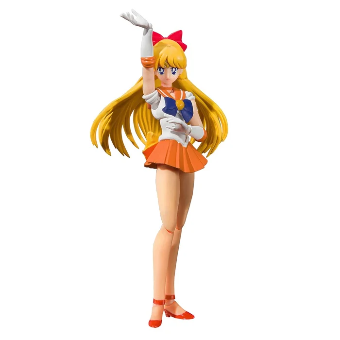 Bandai S.H.Figuarts Pretty Guardian Sailor Moon Sailor Venus: Animation Color Edition - Image 7