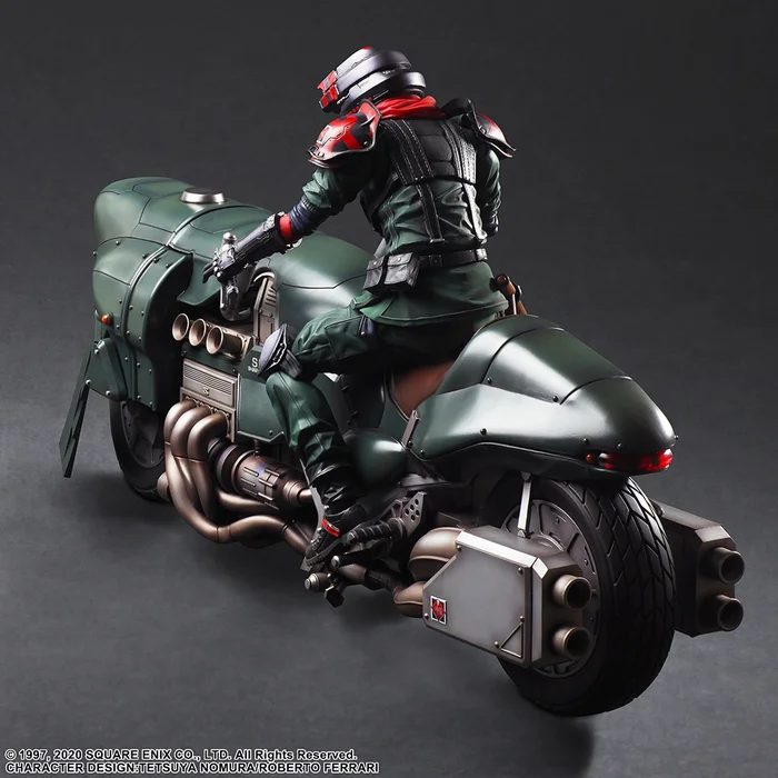 Square Enix Play Arts Kai Final Fantasy VII Remake Shinra Elite Security Officer & Motorcycle Set - Image 3