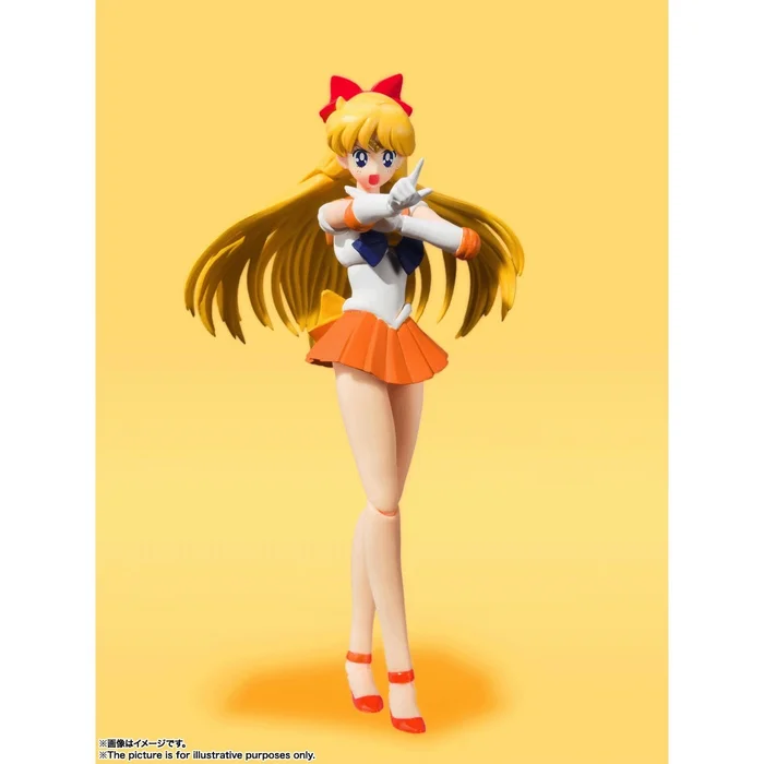 Bandai S.H.Figuarts Pretty Guardian Sailor Moon Sailor Venus: Animation Color Edition - Image 2