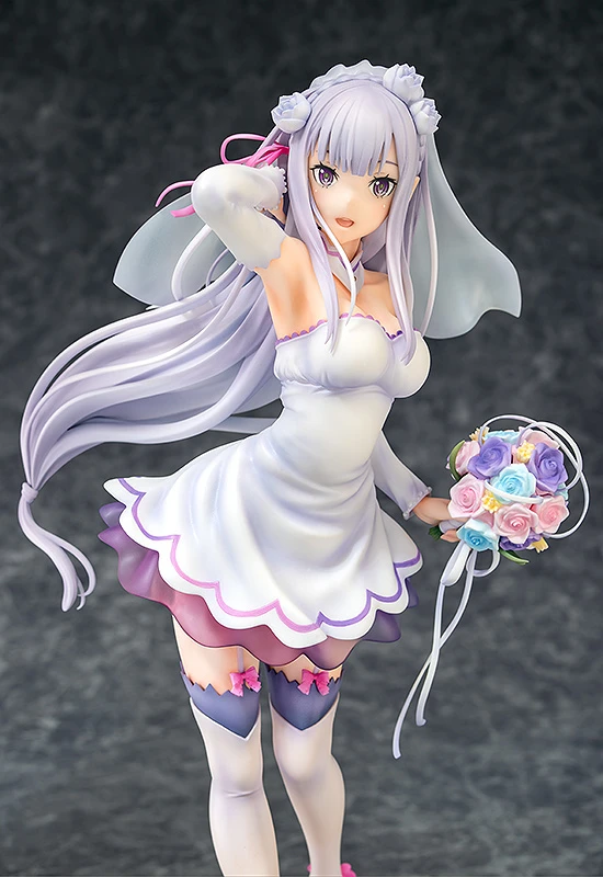 Re:Zero -Starting Life In Another World- Emilia: Wedding Ver. 1/7 Scale Figure (Re-run) - Image 7