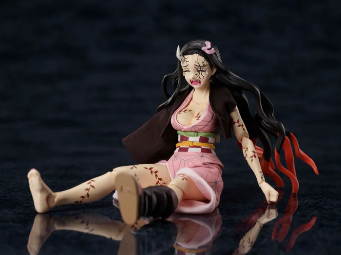 BUZZmod Demon Slayer: Kimetsu No Yaiba Nezuko Kamado: Demon Advancing Ver. 1/12 Scale Action Figure - Image 9