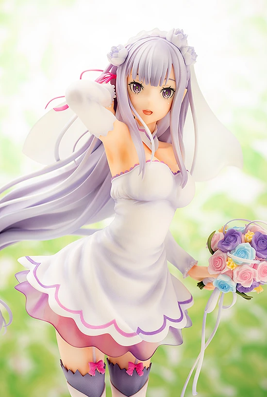 Re:Zero -Starting Life In Another World- Emilia: Wedding Ver. 1/7 Scale Figure (Re-run) - Image 8