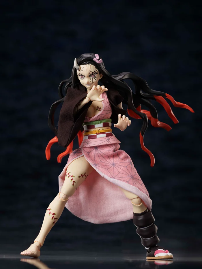 BUZZmod Demon Slayer: Kimetsu No Yaiba Nezuko Kamado: Demon Advancing Ver. 1/12 Scale Action Figure - Image 4