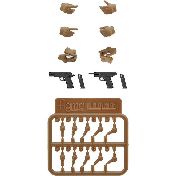 Max Factory LAOP06: Figma Tactical Gloves 2 - Handgun Set (Tan)