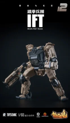 Forging Soul Series AGS-12 1/60 Iron Fist Team BP-48 Heavy-Armed Guard Desert Custom