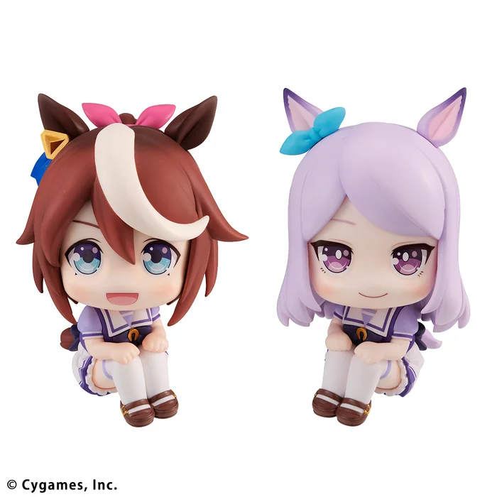 MegaHouse Look Up Series Uma Musume: Pretty Derby Tokai Teio & Mejiro McQueen W/ Bonus Cushions - Image 3