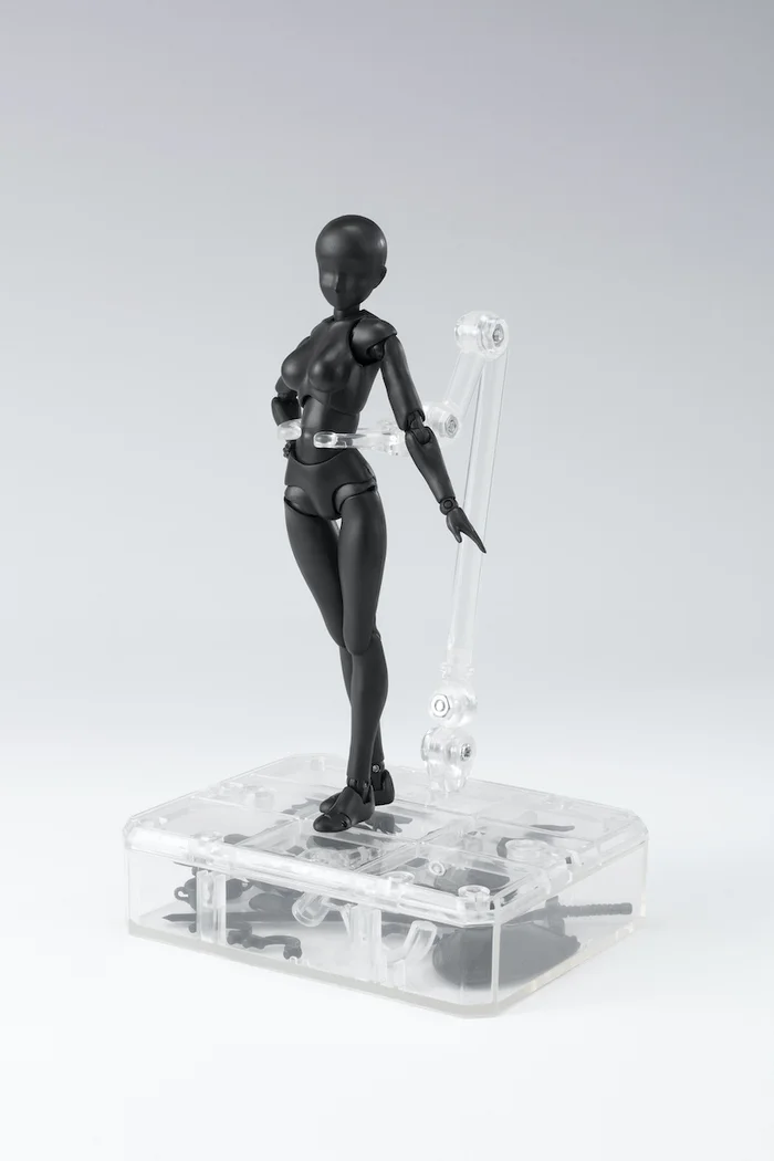 Bandai S.H.Figuarts Body-chan: Solid Black Color Ver. DX Set Vol. 2 - Image 6